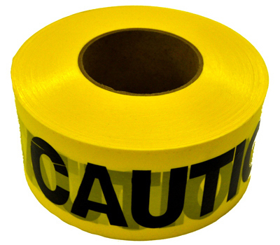 TAPE BARCDE CAUTION1000'