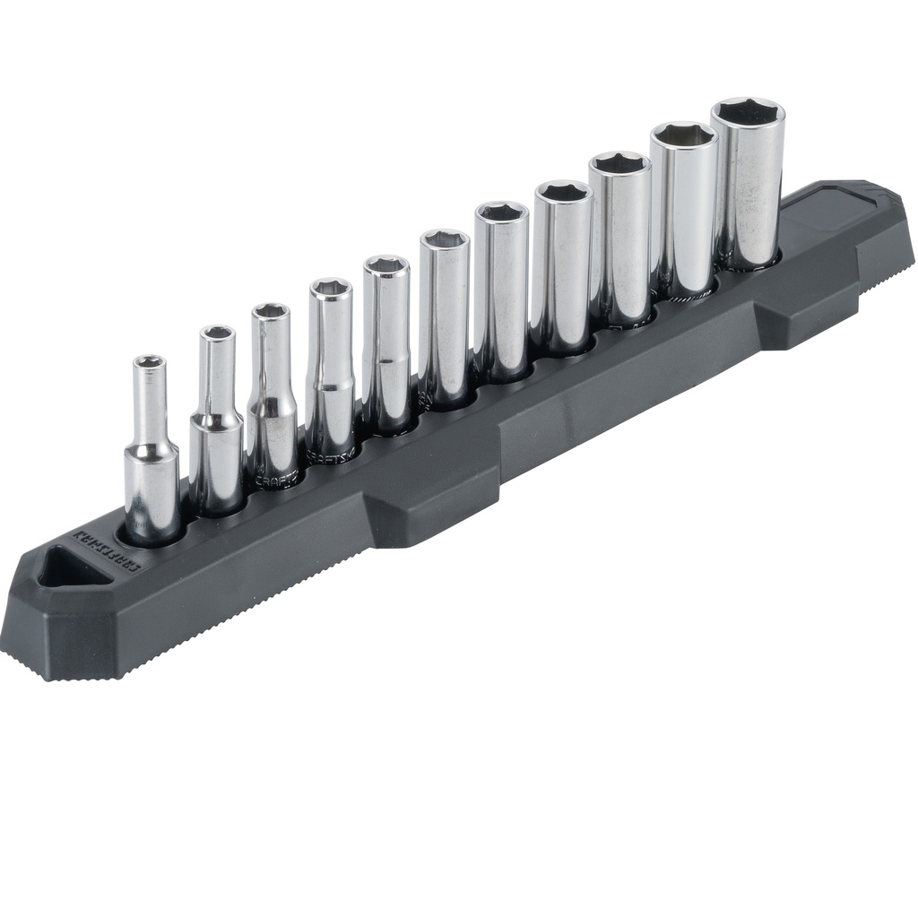 Craftsman 1/4 in. Drive SAE 6 Point Deep Socket Set 11 Pc