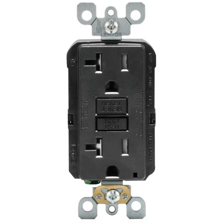 GFCI OUTLET 20A BLK
