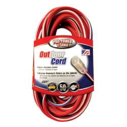 EXT CORD PATRIOTIC 50'