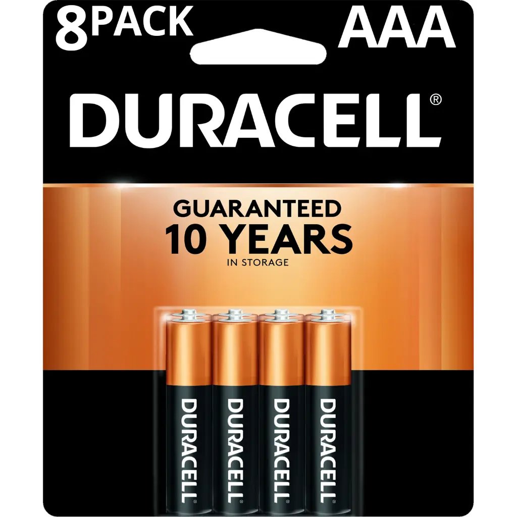 BATTERY ALKALINE AAA 8PK