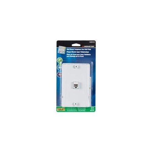WALL PLAT TELEPH WHT 1PK