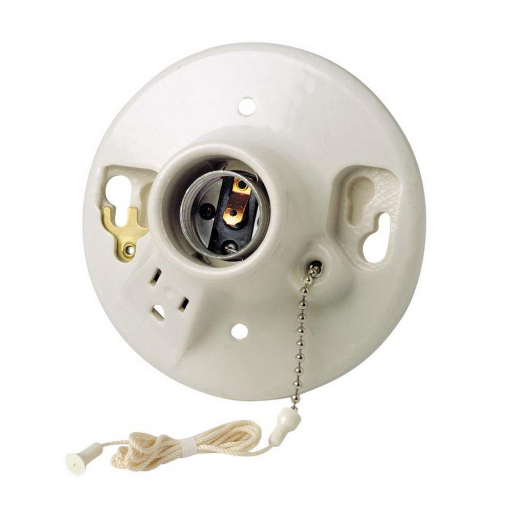 LAMPHOLDR GRND RCPT 660W