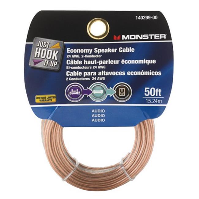 Monster Just Hook It up 50 Ft. L Speaker Wire AWG