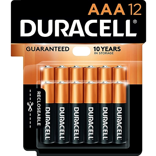Mn24rt12z Duracell, Mn2400 Alkaline Battery, Aaa, Coppertop, 12Pk - All