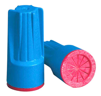 King Innovation DryConn 22-8 AWG Copper Wire Waterproof Wire Connector Aqua/Red 20 Pk