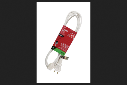 Ace 18/2 SPT-2 125 V 6 Ft. L Appliance Cord