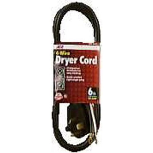 Ace 10/4 SRDT 6 Ft. L Dryer Cord 4 Wire