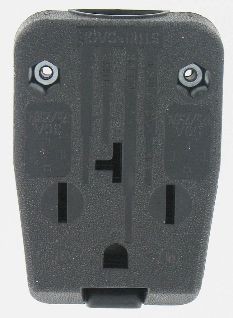 ANGLE PLUG GRND 30/50AMP