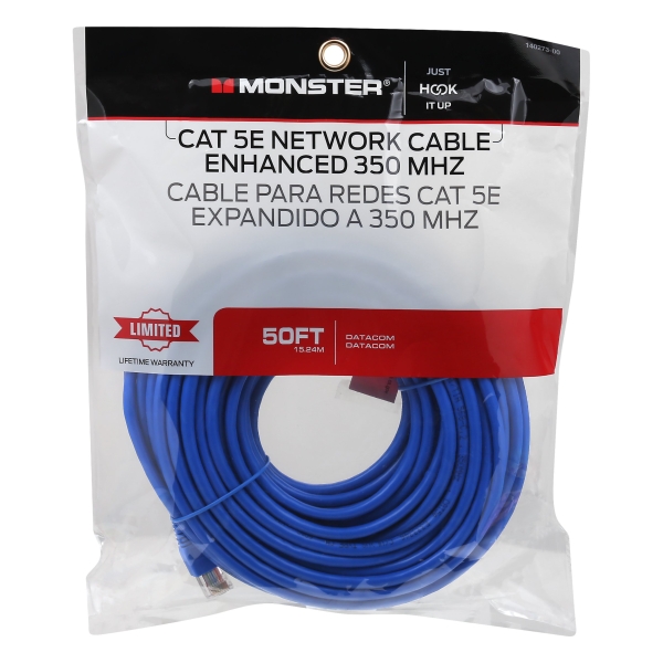 NETWORK CABLE 5E BLU 50'