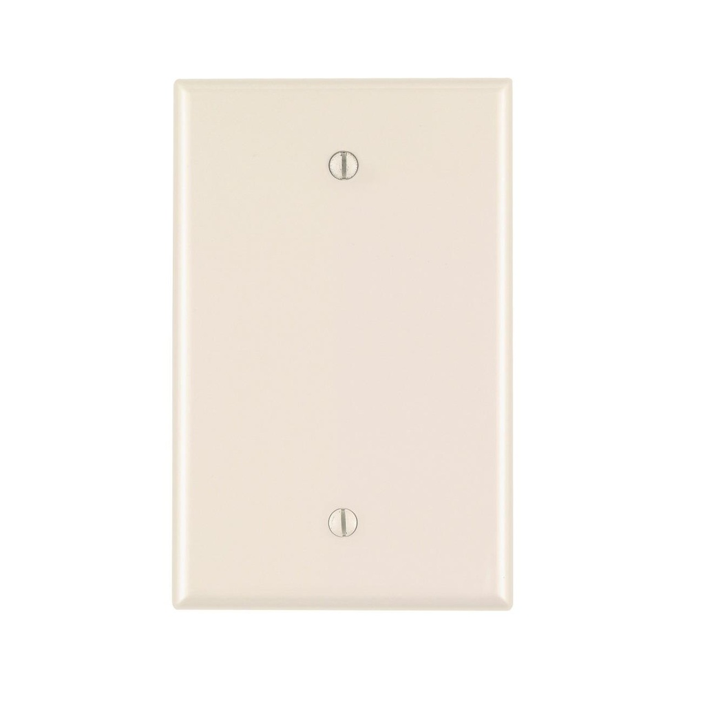 Leviton Almond 1 Gang Nylon Blank Wall Plate 1 Pk
