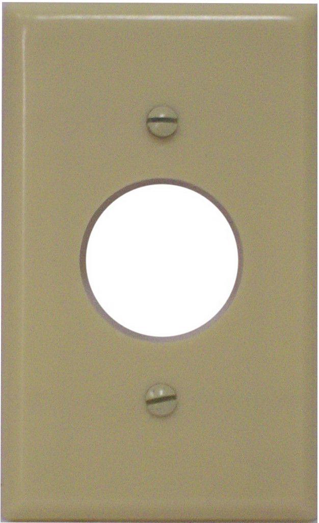 Leviton Ivory 1 Gang Plastic Outlet Wall Plate 1 Pack