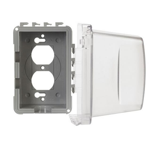 [3239985] TAYMAC MM710C 1 -Gang Horizontal or Vertical Weatherproof Cover, ,Polycarbonate
