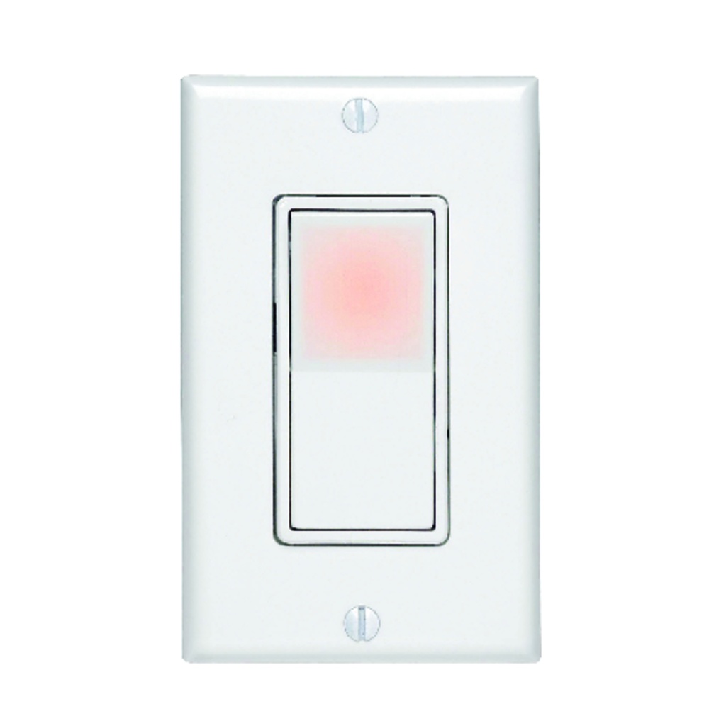 [3273950] Leviton Decora 15 Amps Three Pole 3-Way Illuminated Rocker Switch White 1 Pk