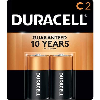 BATTERY ALKALINE C 2PK