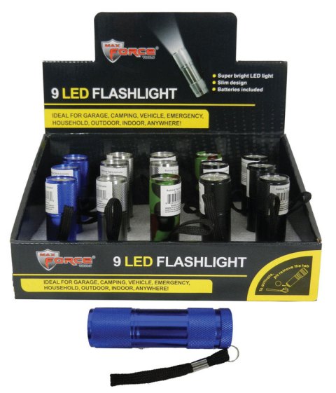[3292240] Diamond Visions Max Force Assorted LED Flashlight AAA Battery