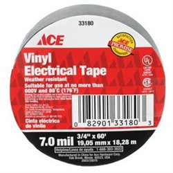 Electrical Tape 3/4X60  Vinyl Ace Electrical Tape 33180 082901331803