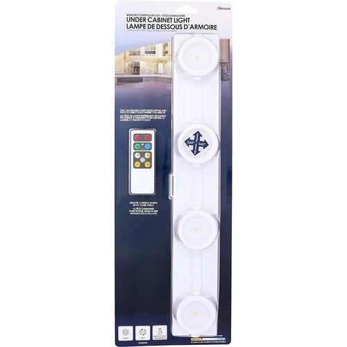 Rite Lite 15.75 in. L White Battery Powered LED Strip Light 70 Lm