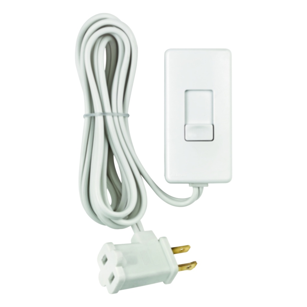 LAMP DIMMER PLUG IN WHT