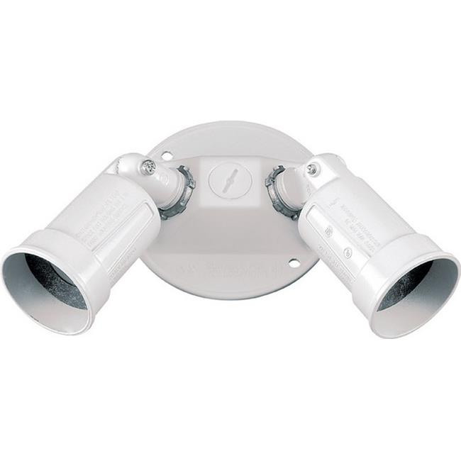 RND CVR/2LMPHLDR KIT WHT