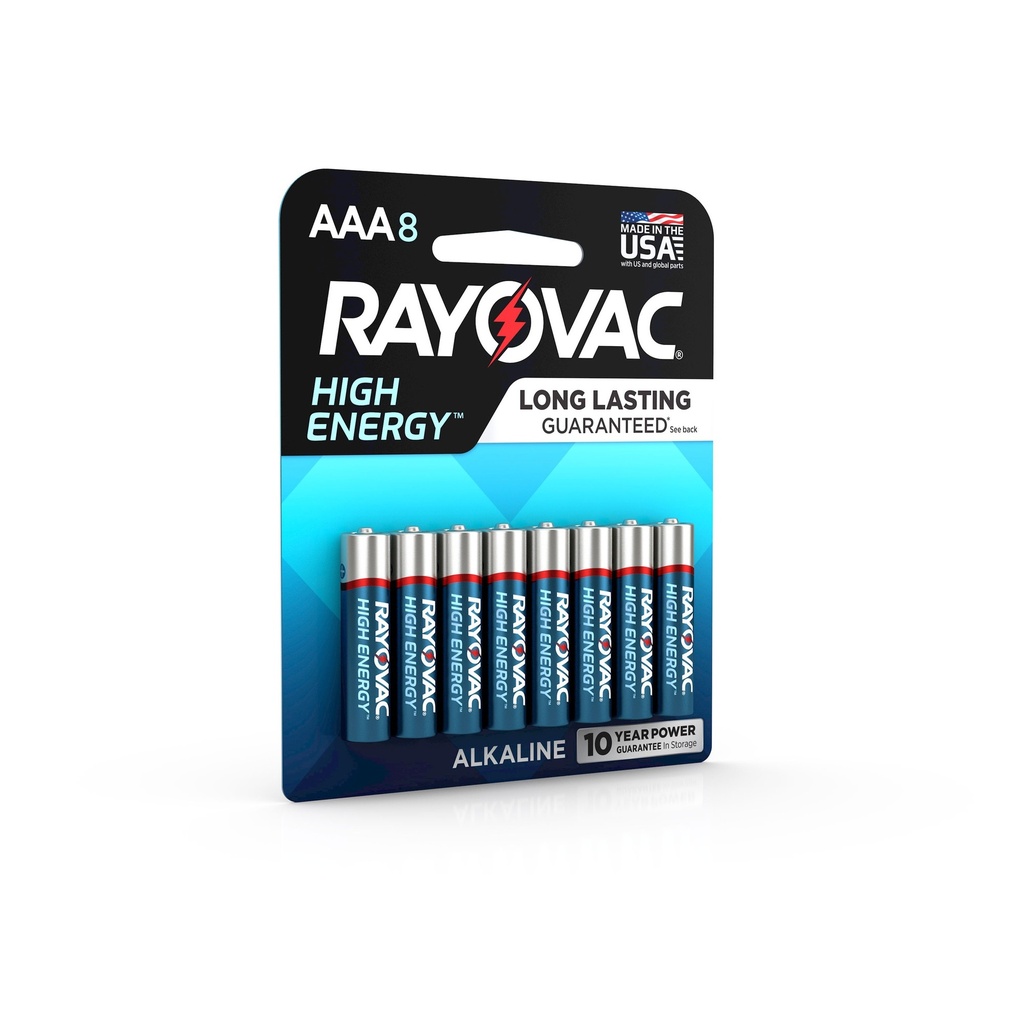 Rayovac 8-Pack Aaa Alkaline Batteries