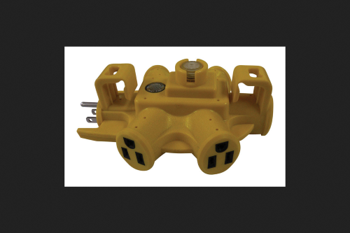 ADAPTER 5OUTLET YLW BULK