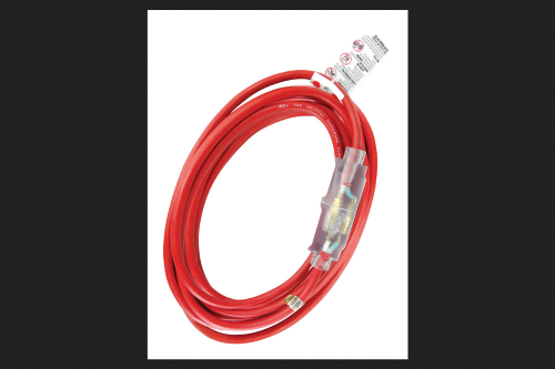 Ace Outdoor 25 Ft. L Red Extension Cord 12/3 SJTOW