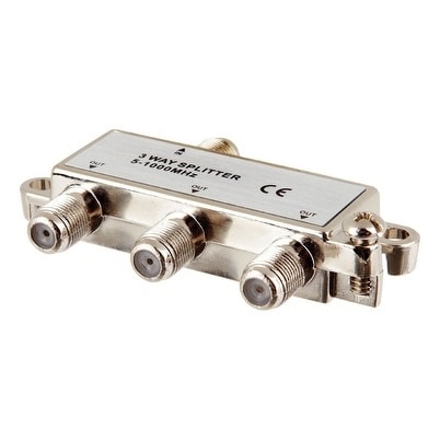 Monster Just Hook It up 3 Way Coax Splitter 75 Ohm 1000 MHz 1 Pk