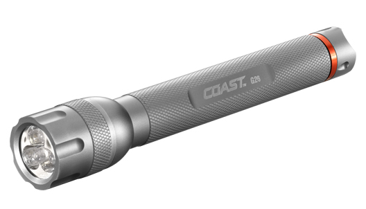 Coast G26 330 Lm Silver LED Flashlight AA Battery