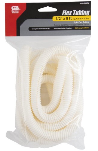 Gardner Bender 8 Ft. L White Polyethylene Flex Tube