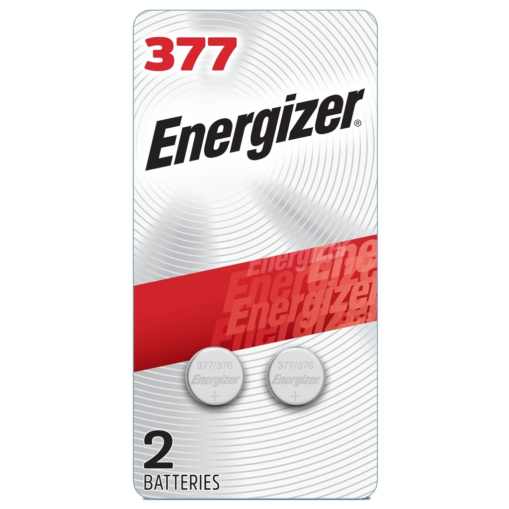[3536596] Energizer Silver Oxide 377 1.5 V Electronic/Watch Battery 2 Pk
