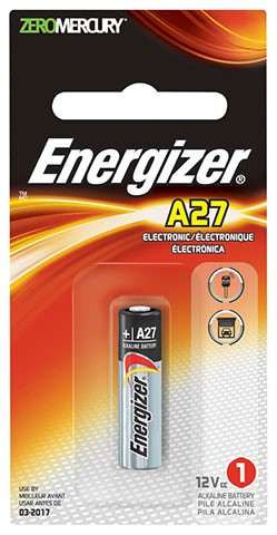 Energizer Alkaline A27 12 V Electronics Battery 1 Pk