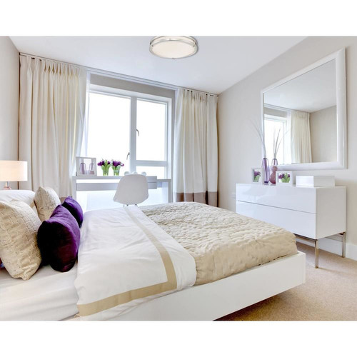 LED FLUSH FIXTURE DIM BN