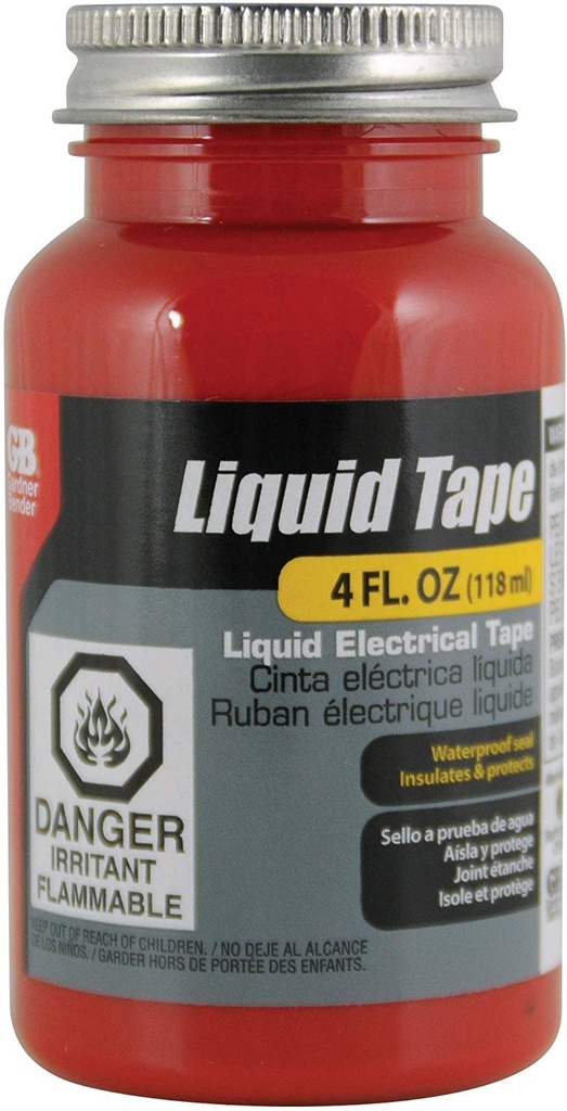 [3569613] ELEC TAPE LIQ RED 4OZ