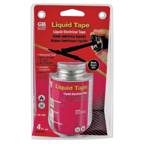 Gardner Bender 4 Oz. Black Electrical Liquid Tape LTB-400