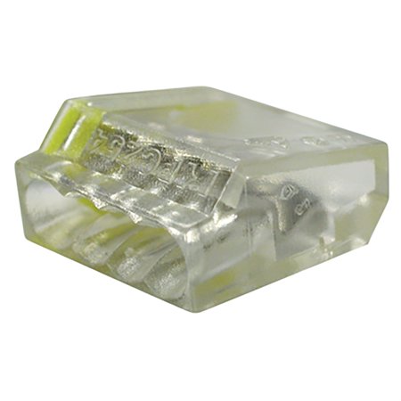 CONNECTOR 4PORT YLW 10PK