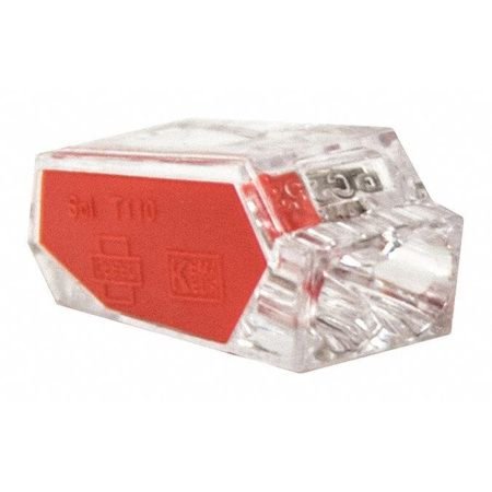 CONNECTOR 2PORT RED100PK