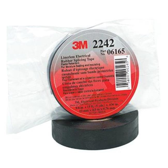 Scotch® 2242 Rubber Splicing Electrical Tape  3/4 in X 15 Ft X 0.030 in