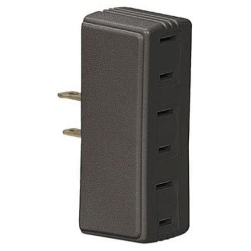 Ap Triple Polz Brn 15A Ace Outlet Adapters FA-352/01 BU 082901233893
