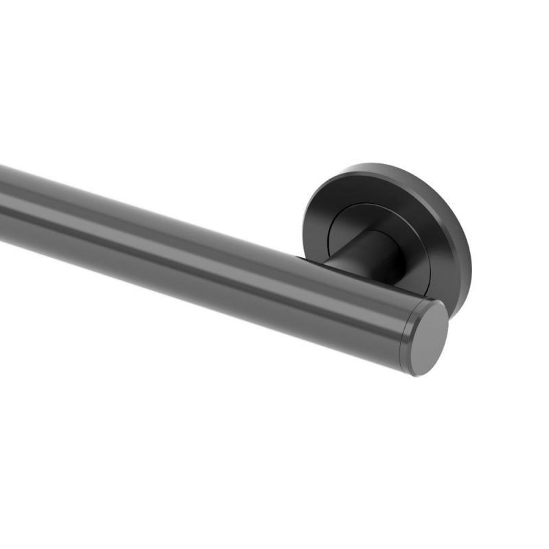 [36601697] Gatco 856 Latitude II 36" Grab Bar Matte Black Bathroom Hardware and Accessories Bathroom Safety Equipment Grab Bars