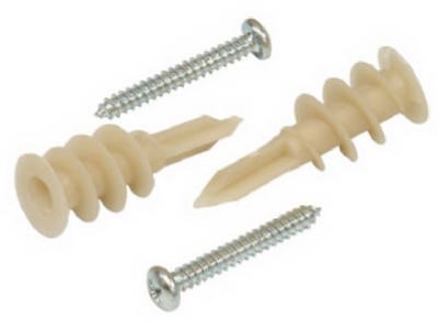 HILLMAN .164 in. D X 1-1/4 in. L Nylon Pan Head Wallboard Anchor Kit 51 Pc