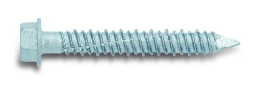 Powers Fasteners 04116 1/4-Inch by 2-3/4-Inch Tapper Hex Head Type 410 Stainless Steel Screw Anchor  100 per Box