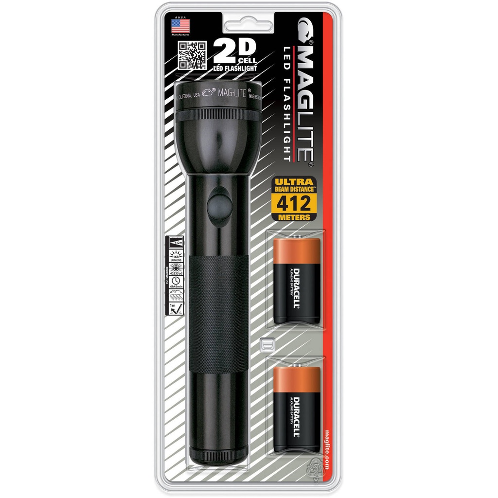 MAGLITE LED 168L 2D BLK