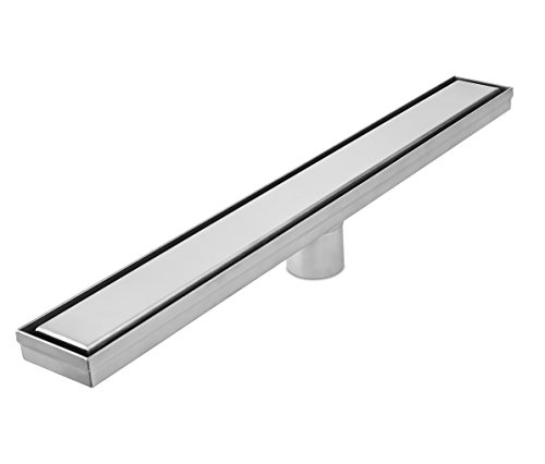 [3810006ST] QM Drain Bay Series 36  Linear Drain Reversible 2 in 1 Grate - 38.100.36 ST
