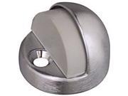 Ultra Hardware, 71020, Satin Chrome Finish, Solid Brass High Dome, Floor Door Stop
