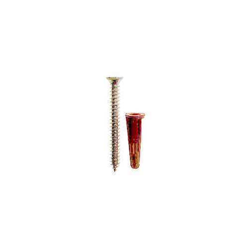 Knape & Vogt White Steel Regular Duty Shelf Screws 16 Ga. 1-1/2 in. L
