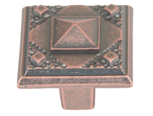 [385000363] Atlas Homewares 257-C 1-1/2-Inch Craftsman Corner California Craftsman Knob, Copper