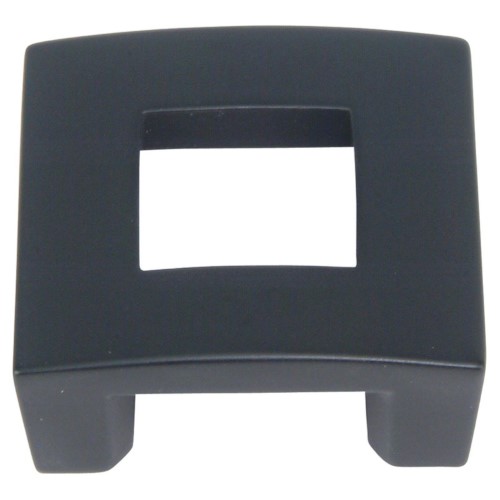 [385000531] Atlas Homewares 255 Centinel 1-1/4 Inch Center to Center Finger Cabinet Pull Matte Black Cabinet Hardware Pulls Finger