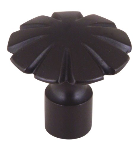 [385005629] Atlas Homewares Fluted Collection 1-1/2 in. Aged Bronze Cabinet Knob