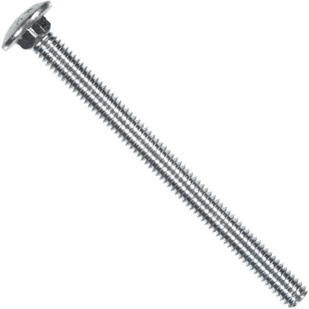 Hillman 1/4 in. X 3-1/2 in. Grade 2 Zinc Carriage Bolt 100 Ct. 240042 - All